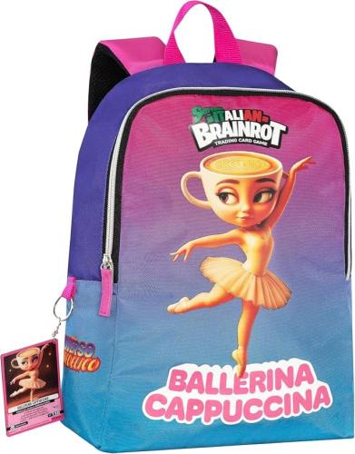 ZAINO ZAINETTO TEMPO LIBERO BALLERINA CAPPUCCINA SKIFIDOL ITALIAN BRAINROT
