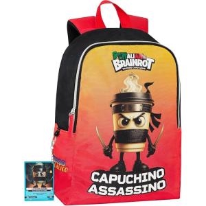 ZAINO ZAINETTO TEMPO LIBERO CAPPUCCINO ASSASSINO SKIFIDOL ITALIAN BRAINROT