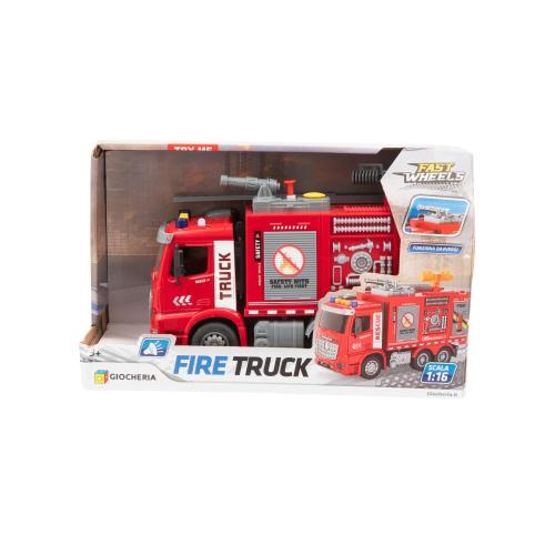 FAST WHEELS - CAMION VIGILI DEL FUOCO 2 MODELLI ASSORTITI