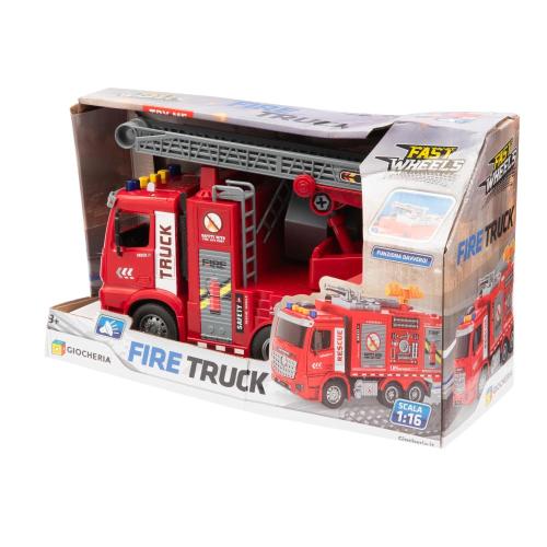 FAST WHEELS - CAMION VIGILI DEL FUOCO 2 MODELLI ASSORTITI