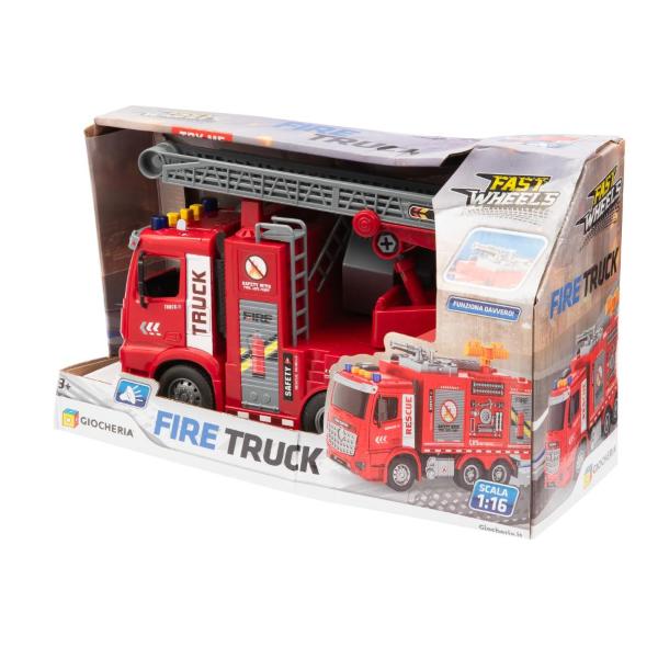 FAST WHEELS - CAMION VIGILI DEL FUOCO 2 MODELLI ASSORTITI
