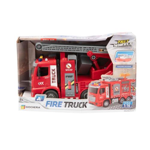 FAST WHEELS - CAMION VIGILI DEL FUOCO 2 MODELLI ASSORTITI