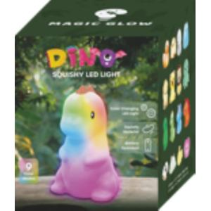 DINO LAMPADA LUCE LED SQUISHY DINOSAURO