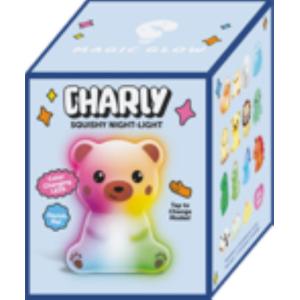 CHARLY LAMPADA LUCE LED SQUISHY CAGNOLINO