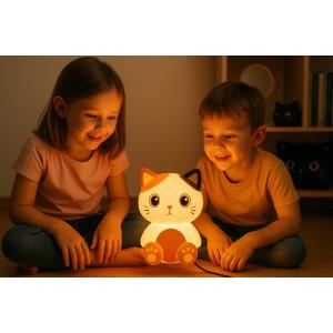 LUCE NOTTURNA ORANGE CAT GATTO ARANCIONE