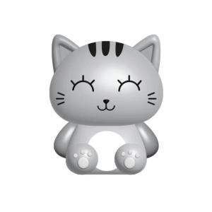 LUCE NOTTURNA GREY CAT GATTO GRIGIO