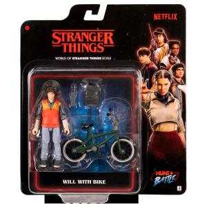 STRANGER THINGS PERSONAGGIO ARTICOLATO 10 CM WILL CON ACCESSORI BICICLETTA