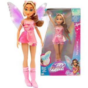 WINX CLUB FAIRY LIGHT UP - BAMBOLA FLORA CON ALI 27 CM