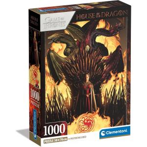 PIZZLE 1000 PZ HOUSE OF THE DRAGON COMPACT BOX