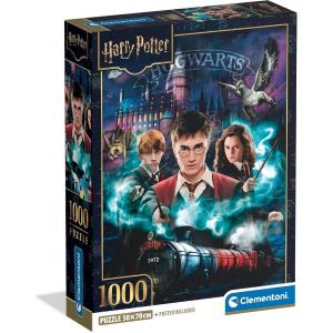 PUZZLE 1000 PZ HARRY POTTER COMPACT BOX POSTER INCLUSO