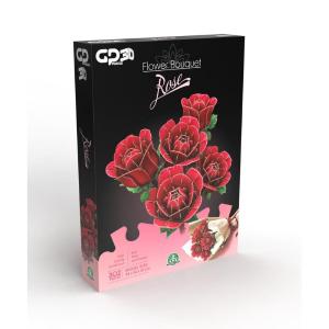 GP PUZZLE FLOWERS BOUQUET ROSE