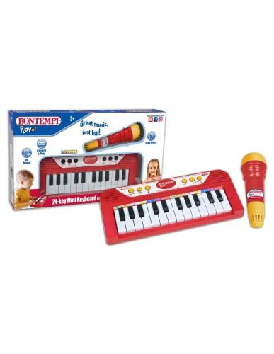 TASTIERA GIOCATTOLO CON MICROFONO