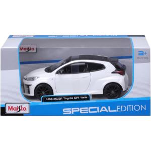 AUTO TOYOTA YARIS GR 2021 BIANCA IN SCALA 1:24