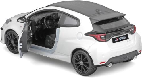 AUTO TOYOTA YARIS GR 2021 BIANCA IN SCALA 1:24