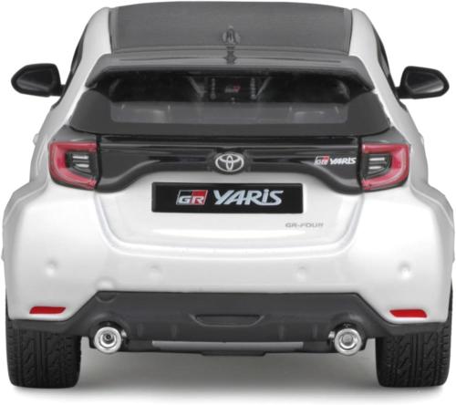 AUTO TOYOTA YARIS GR 2021 BIANCA IN SCALA 1:24