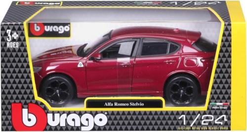 AUTO ALFA ROMEO STELVIO ROSSA IN SCALA 1:24 18-01270