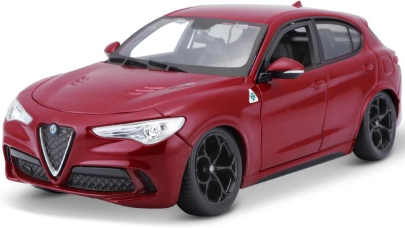 AUTO ALFA ROMEO STELVIO ROSSA IN SCALA 1:24 18-01270