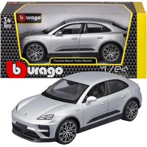 AUTO PORSCHE MACAN TURBO GRIGIA IN SCALA 1:24