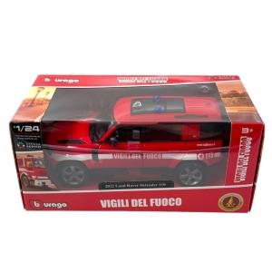 AUTO LAND ROVER DEFENDER 110 2022 VIGILI DEL FUOCO IN SCALA 1:24
