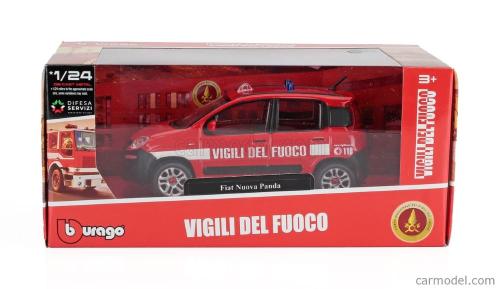 AUTO FIAT PANDA VIGILI DEL FUOCO IN SCALA 1:24