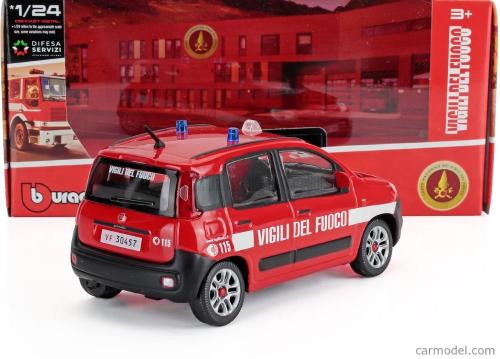 AUTO FIAT PANDA VIGILI DEL FUOCO IN SCALA 1:24