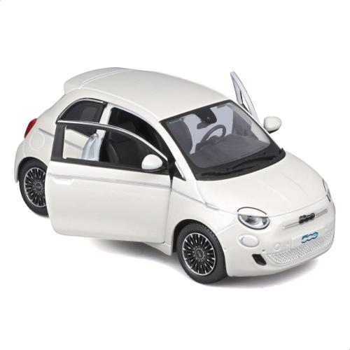 AUTO FIAT 500E ELETTRICA 2023 IN SCALA 1:24 BIANCA
