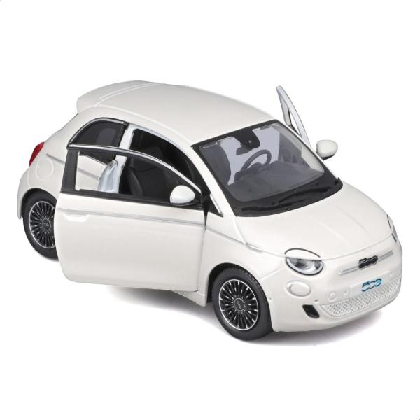 AUTO FIAT 500E ELETTRICA 2023 IN SCALA 1:24 BIANCA