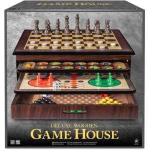 SET GIOCHI DA TAVOLO IN LEGNO