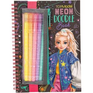 TOPMODEL - NEON DOODLE SET DI LIBRI DA COLORARE