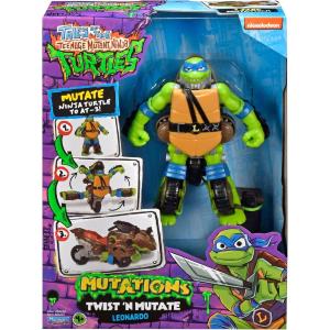 TARTARUGHE NINJA TMNT PLAYSET LEONARDO MOTO A 3 RUOTE