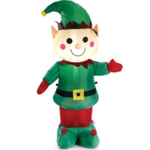 MAXI ELFO GONFIABILE CON LUCE