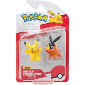 POKEMON SET 2 PERSONAGGI BATTLE FIGURE PACK - PIKACHU E TEPIG 3355