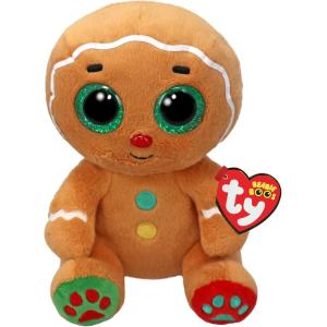 PELUCHE BEANIE BOOS 15 CM NUTMEG OMINO PAN DI ZENZERO COMPLEANNO 30 NOVEMBRE