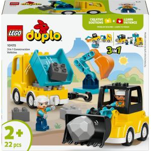 LEGO DUPLO TOWN VEICOLI DA CANTIERE 3 IN 1