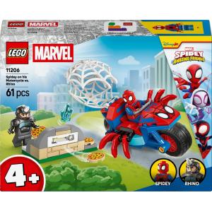 LEGO SPIDEY CONTRO RHINO IN MOTO