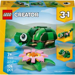 LEGO CREATOR 3 IN 1 TARTARUGA CON FIORE DI NINFEA
