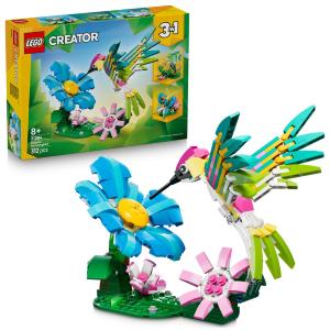LEGO CREATOR 3 IN 1 ANIMALI SELVATICI: COLIBRÌ VARIOPINTO