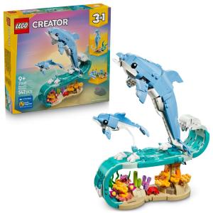 LEGO CREATOR 3 IN 1 ANIMALI MARINI: MERAVIGLIOSI DELFINI