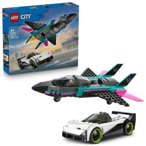 LEGO CITY GREAT VEHICLES JET CONTRO AUTO SPORTIVA