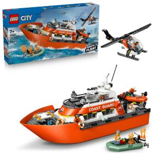 LEGO CITY EXPLORATION MOTOSCAFO DI SOCCORSO ED ELICOTTERO DELLA GUARDIA COSTIERA