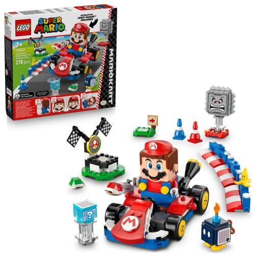 LEGO SUPER MARIO - MARIO KART - LEGO MARIO INTERATTIVO E KART STANDARD