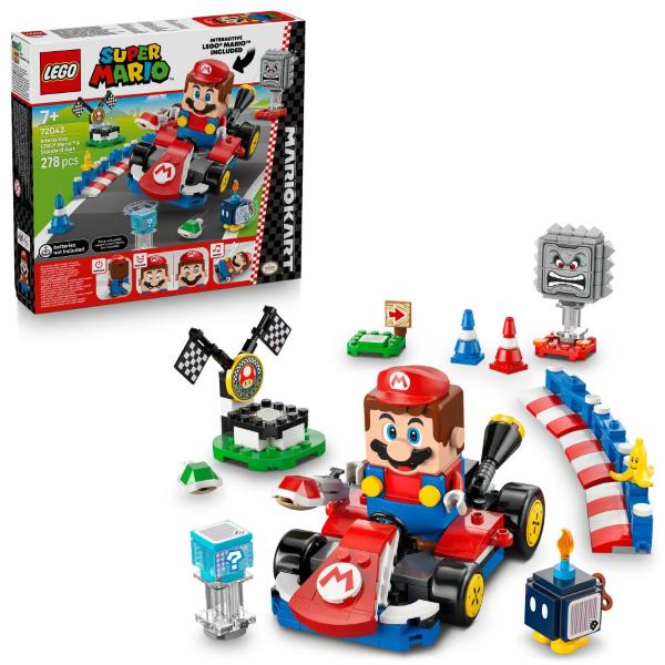 LEGO SUPER MARIO - MARIO KART - LEGO MARIO INTERATTIVO E KART STANDARD