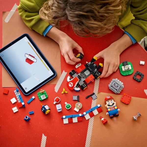 LEGO SUPER MARIO - MARIO KART - LEGO MARIO INTERATTIVO E KART STANDARD