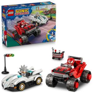 LEGO SONIC AUTO DI SILVER VS MONSTER TRUCK DI KNUCKLES