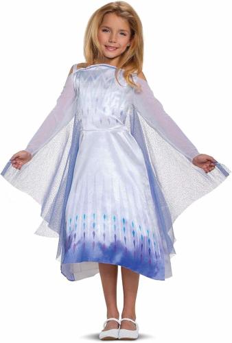 COSTUME REGINA DELLE NEVI FROZEN ELSA DELUXE TAGLIA 3-4 ANNI