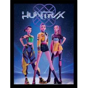 QUADRO KPOP DEMON HUNTERS COLLECTOR PRINT HUNTRIX