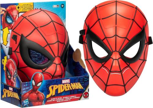 MASCHERA ELETTRONICA DI SPIDERMAN OCCHI LUMINOSI