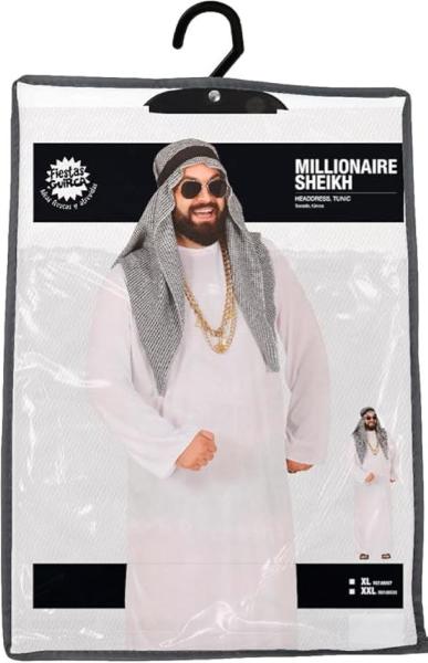 COSTUME SCEICCO ARABO SAIF ADULTO TAGLIA L 52-54