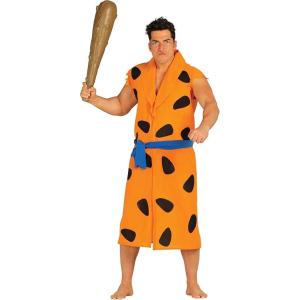 COSTUME CAVERNICOLO PRIMITIVO ADULTO TAGLIA 54-56 XL FLINTSTONES FRED