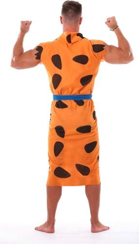 COSTUME CAVERNICOLO PRIMITIVO ADULTO TAGLIA 54-56 XL FLINTSTONES FRED